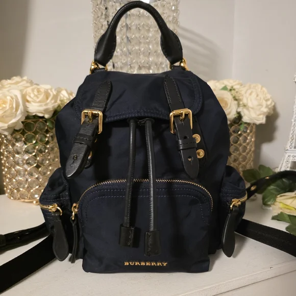 Burberry Navy Backpack - Picture 12 of 13